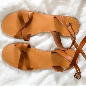 Madewell Boardwalk Ankle Strap Sandal